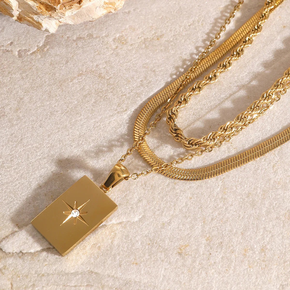 Raphaela Layered Gold Necklace Image
