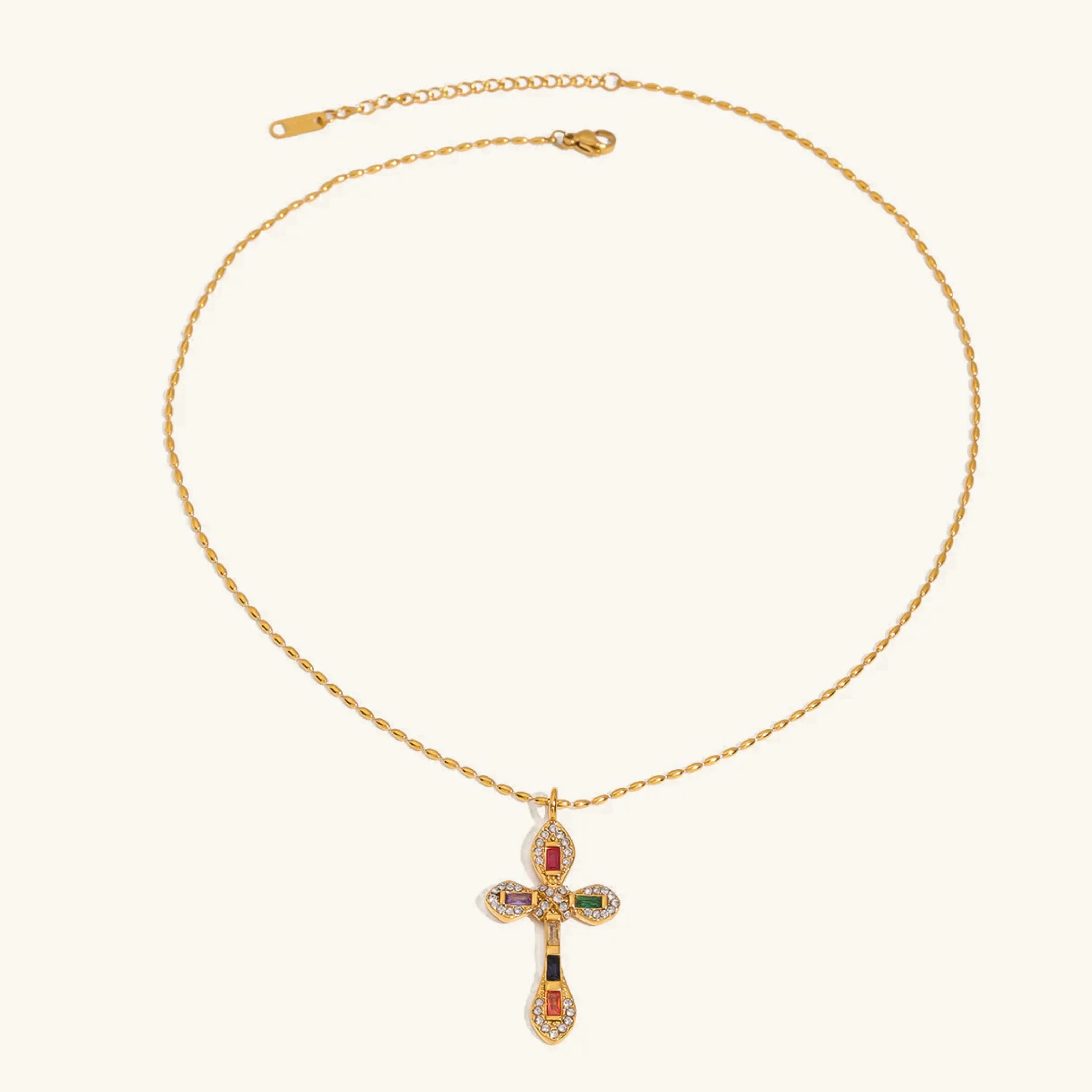 Olea Diamond Crucifix Image