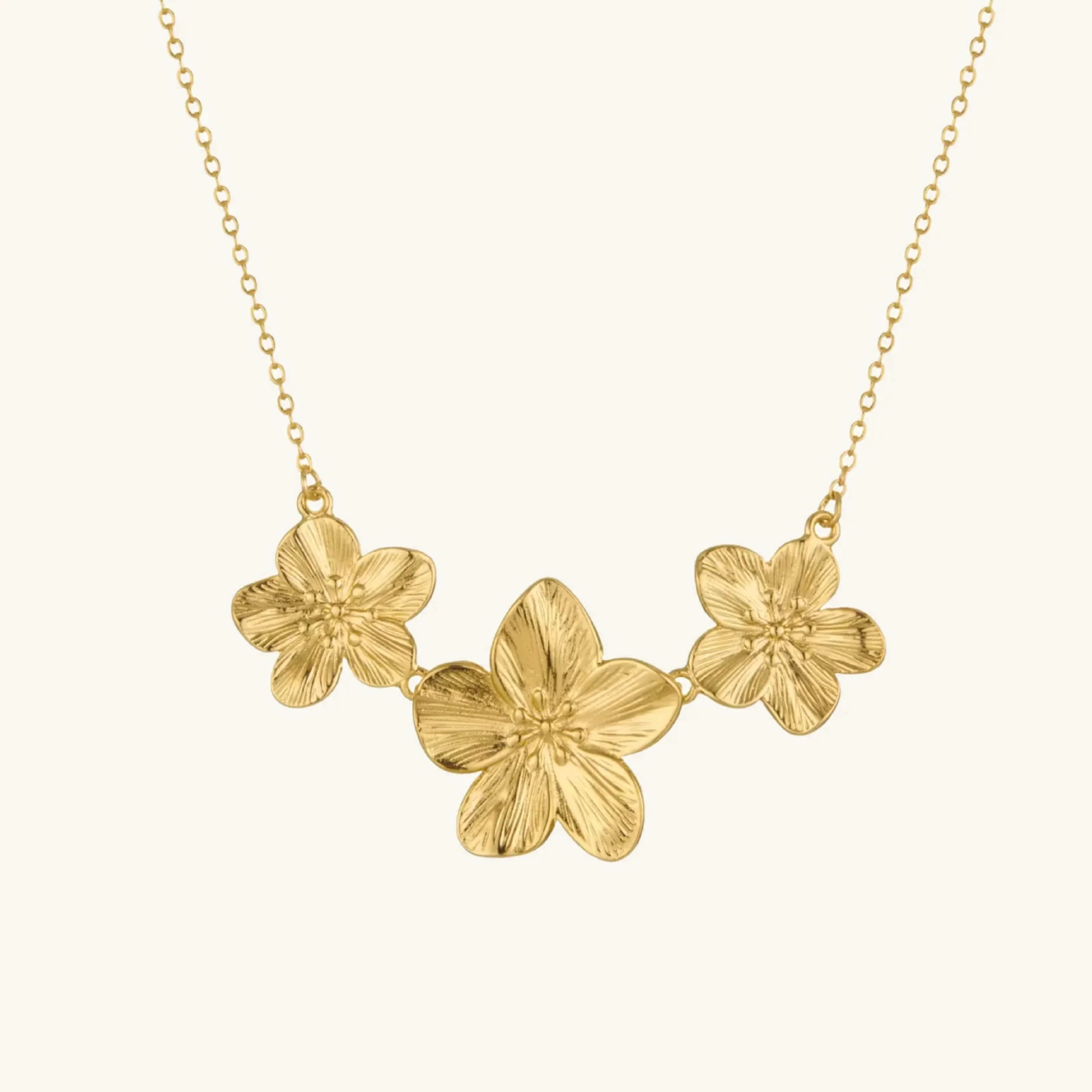 Millie Gold Flower Necklace Image