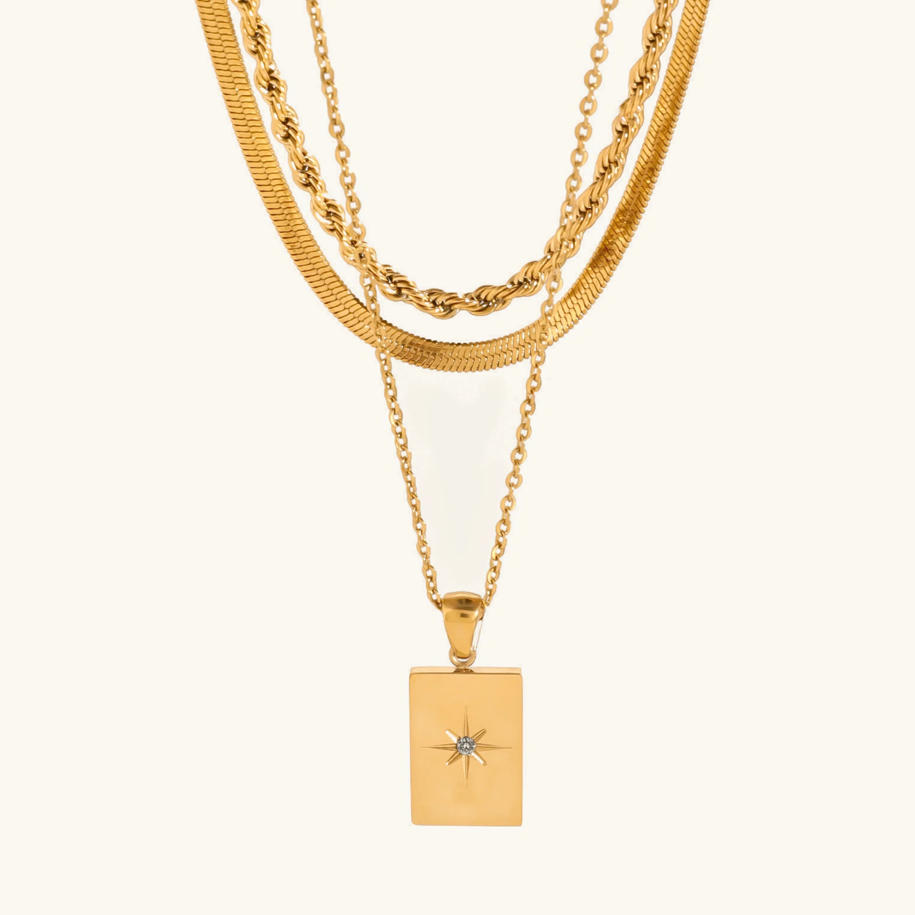 Raphaela Layered Gold Necklace Image