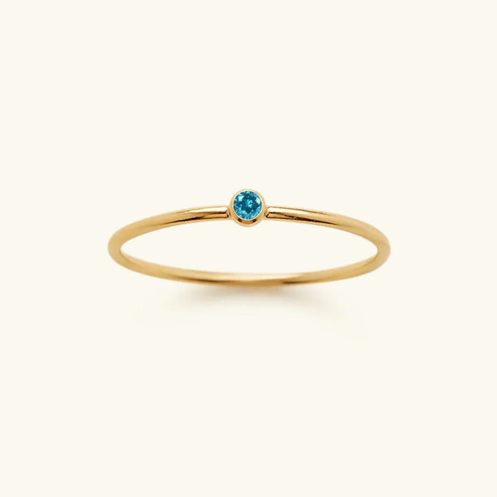 Amelia Birthstone Stacker Ring
