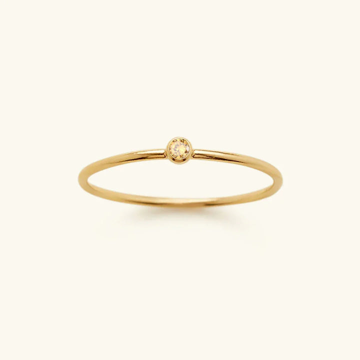 Amelia Birthstone Stacker Ring