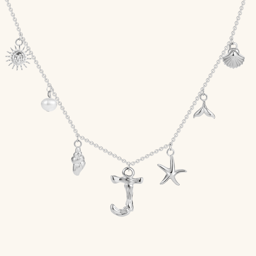 Avaria Ocean Initial Necklace Image