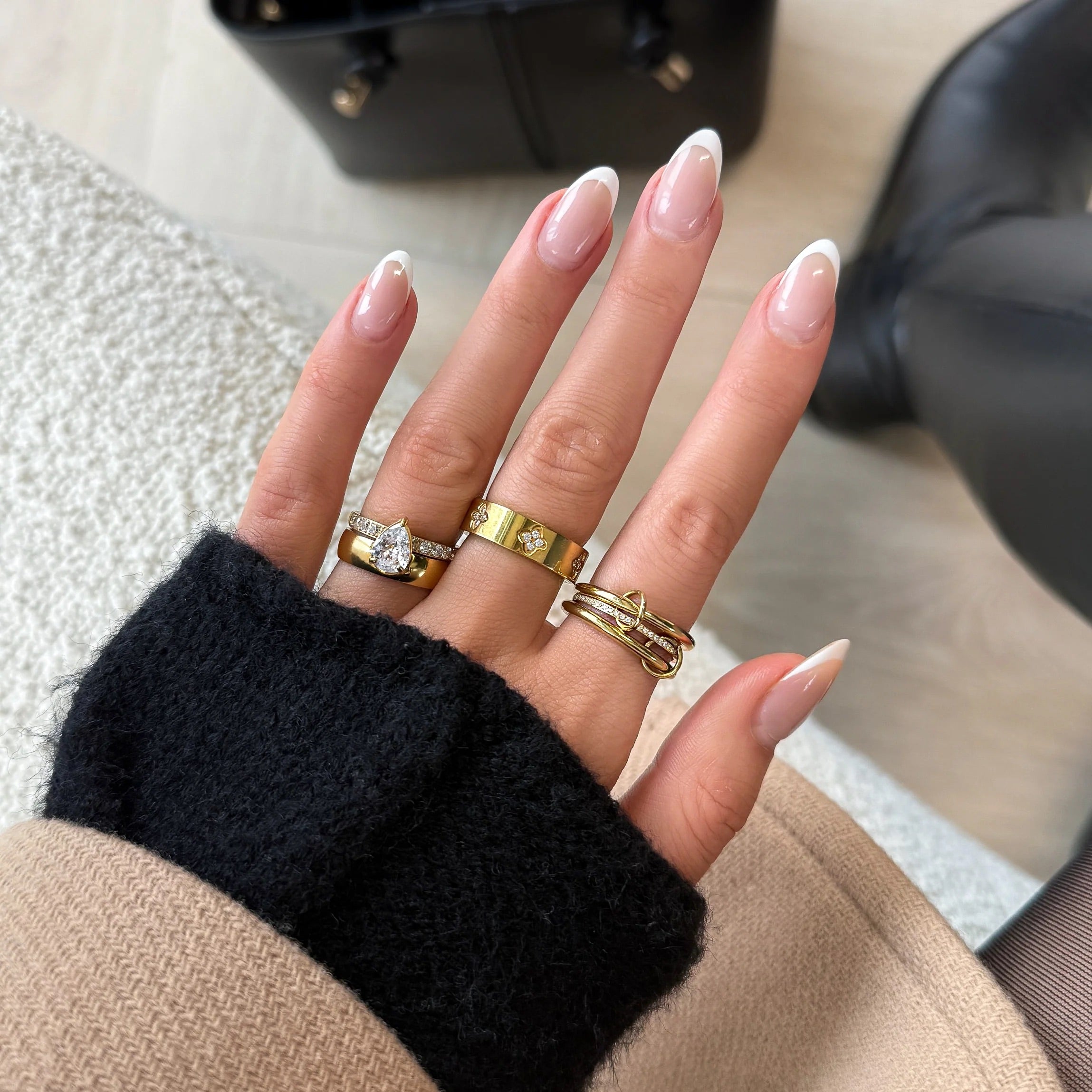 Dara Diamond Ring Stack Image
