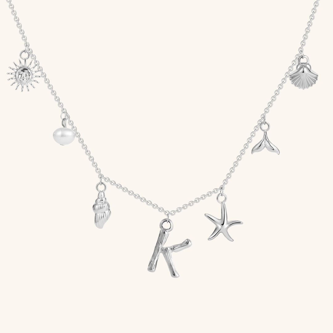 Avaria Ocean Initial Necklace Image
