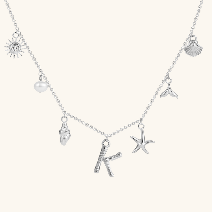 Avaria Ocean Initial Necklace