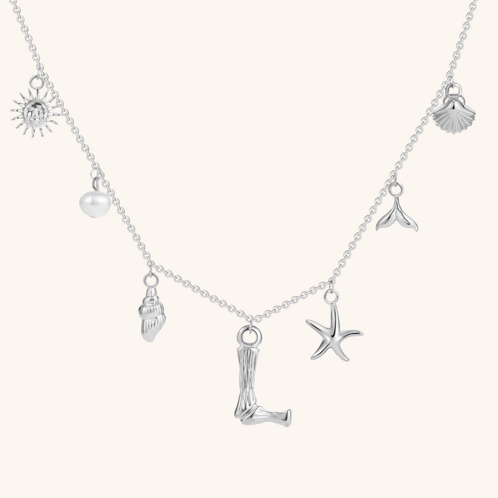 Avaria Ocean Initial Necklace