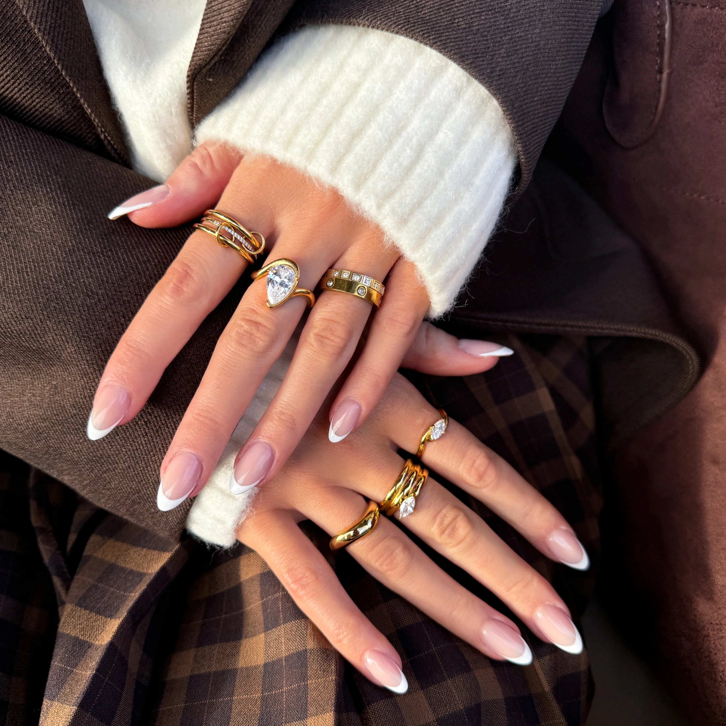 Dara Diamond Ring Stack Image