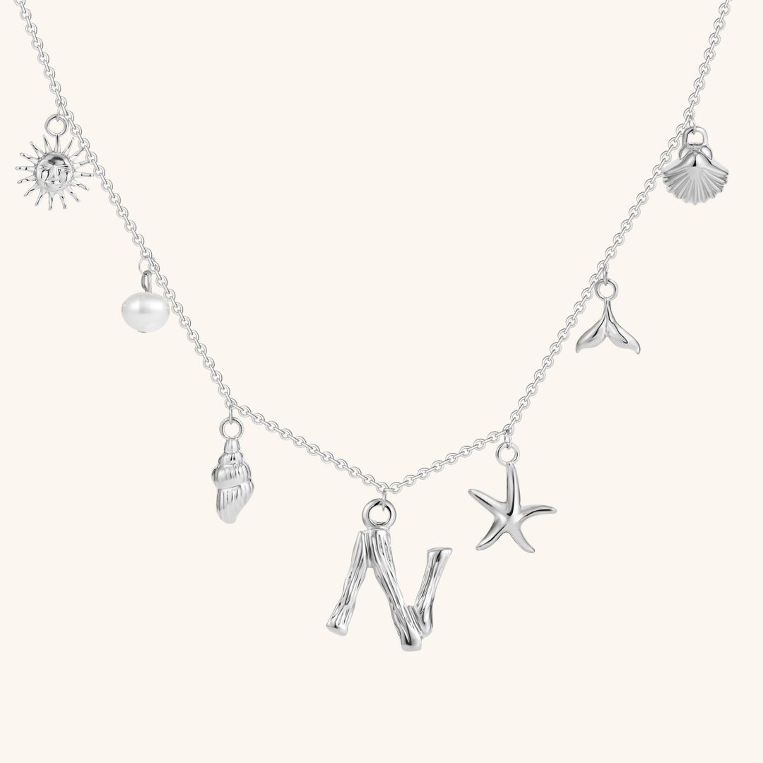 Avaria Ocean Initial Necklace Image