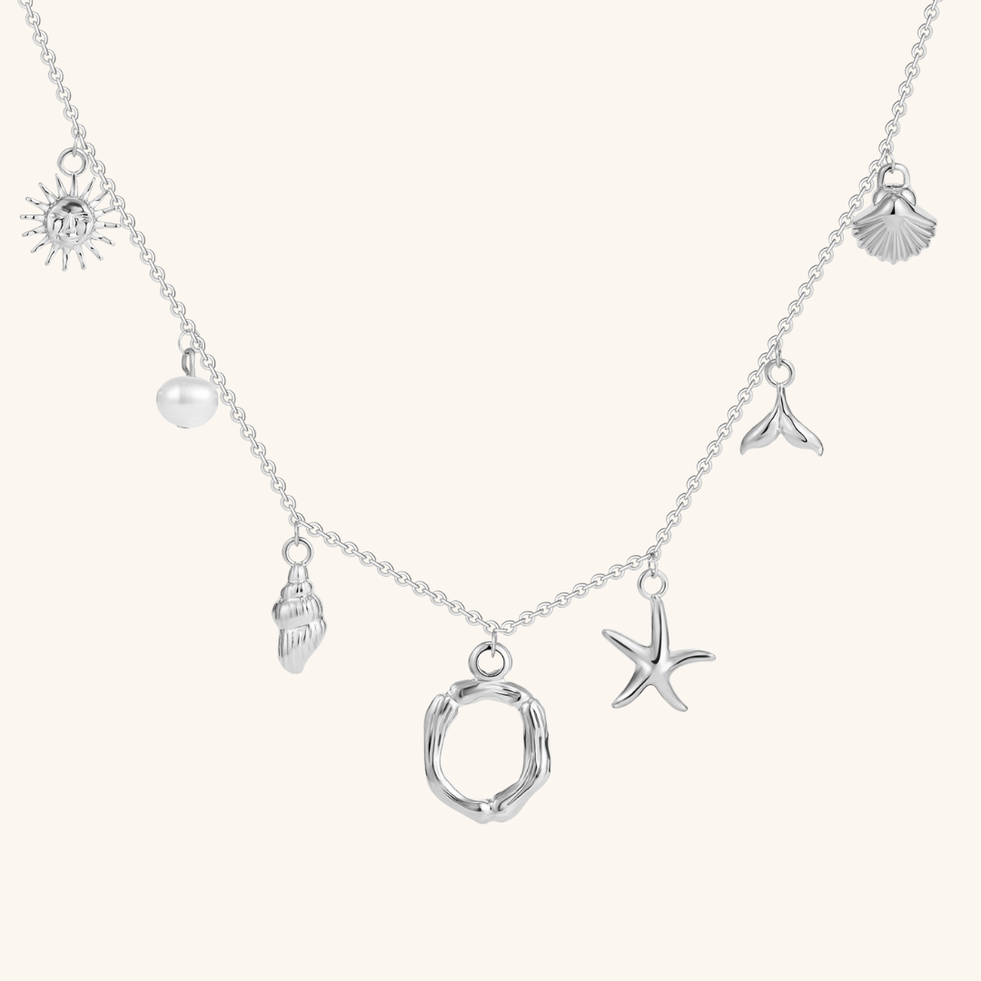 Avaria Ocean Initial Necklace Image