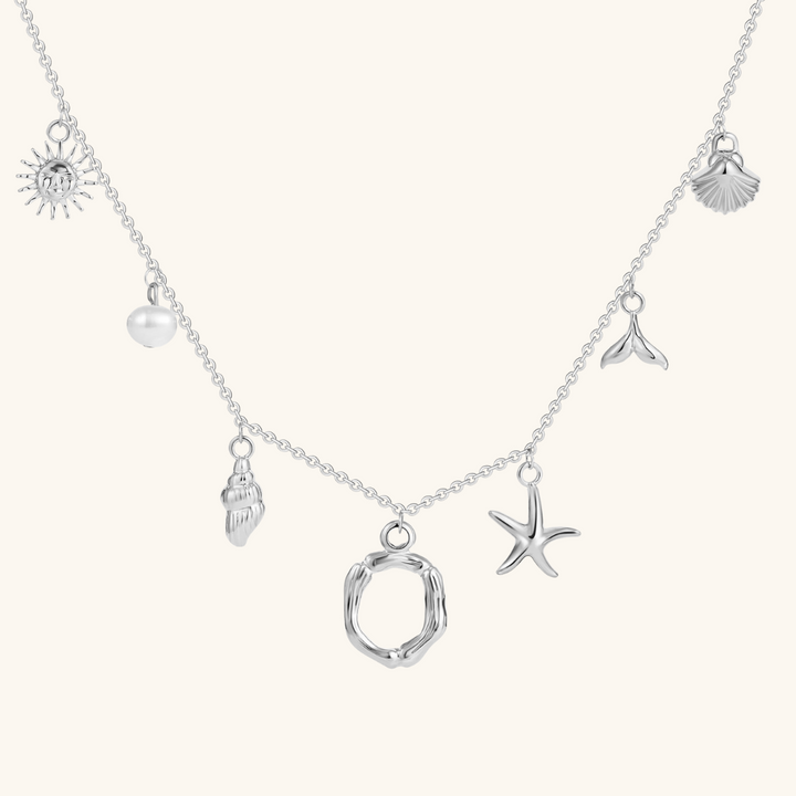 Avaria Ocean Initial Necklace