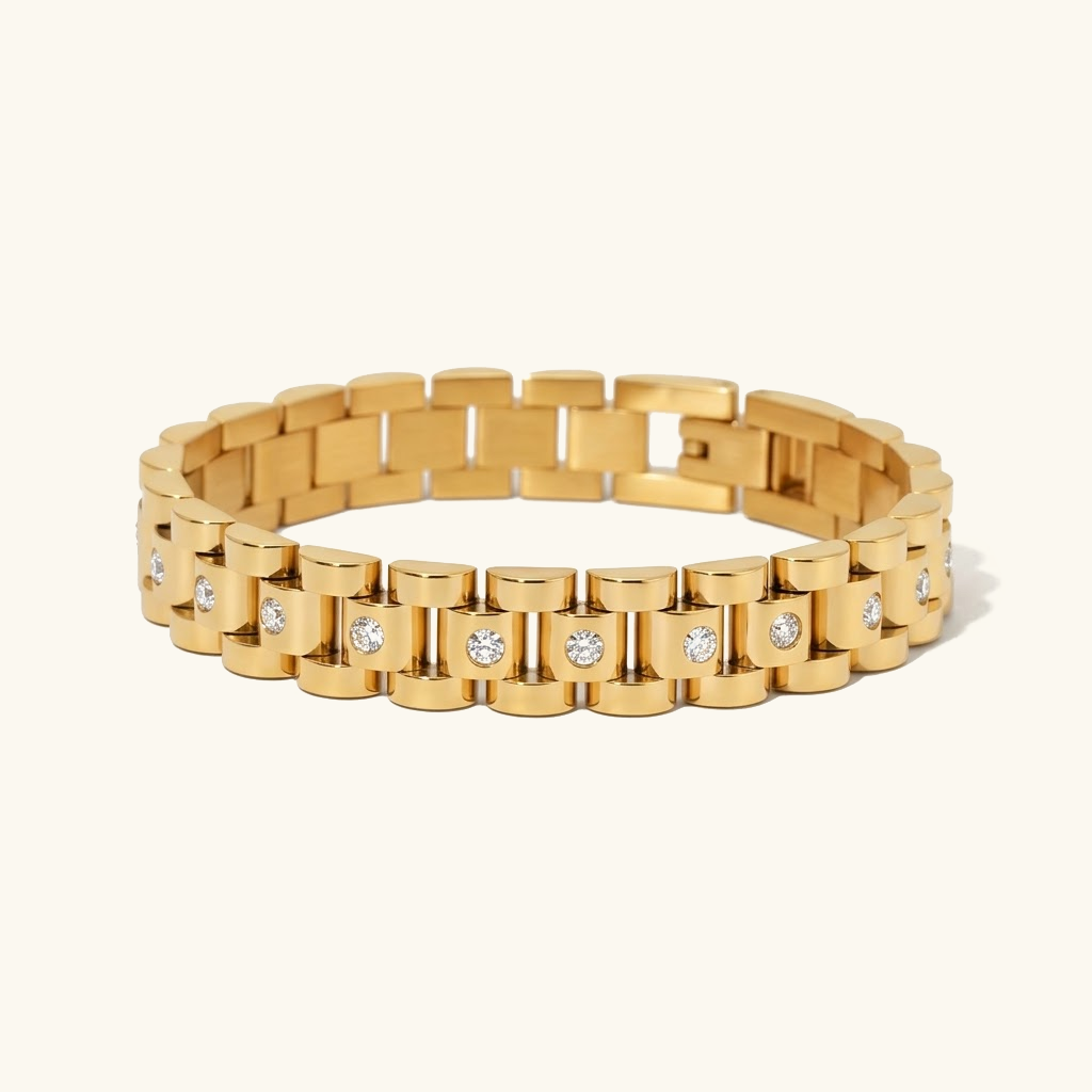Gold Watchband Bracelet Image