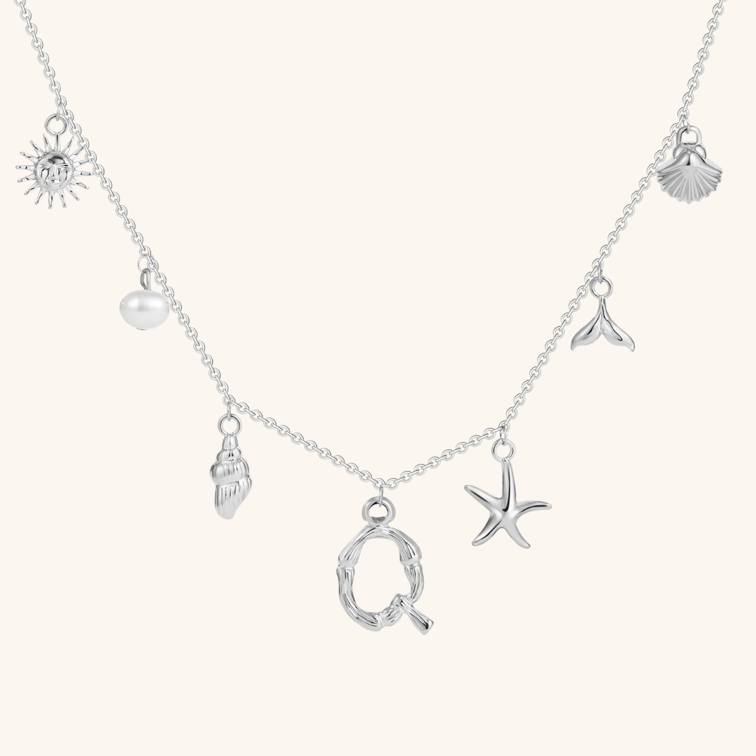 Avaria Ocean Initial Necklace Image