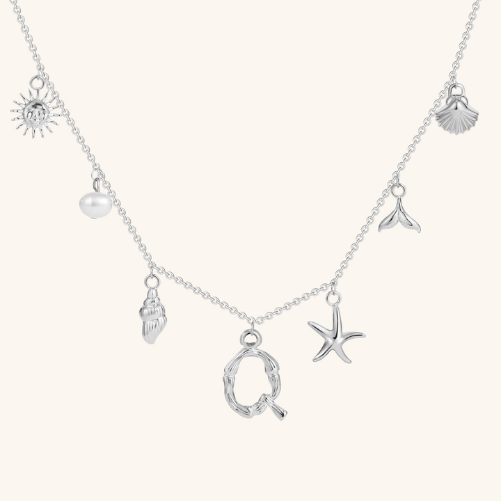 Avaria Ocean Initial Necklace