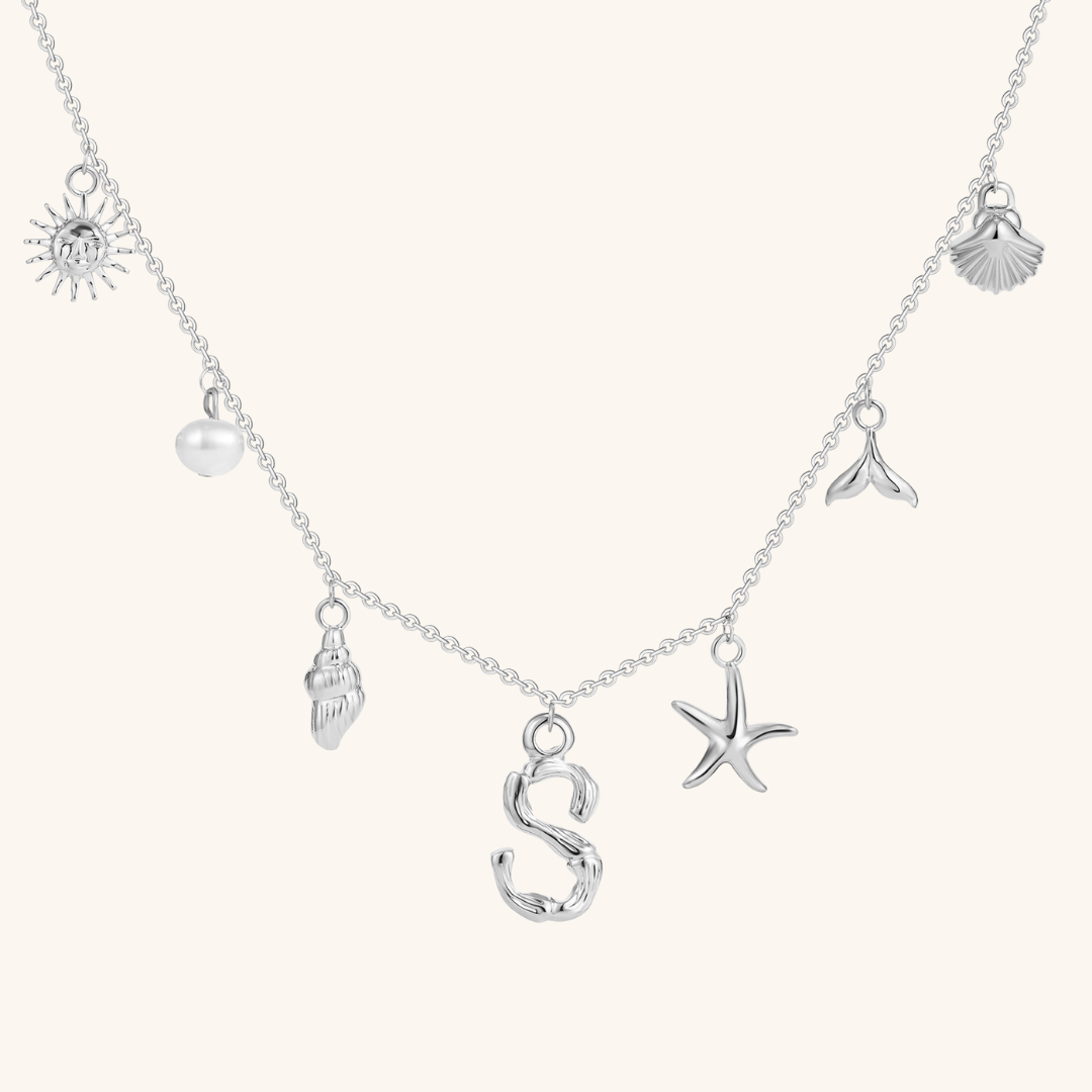 Avaria Ocean Initial Necklace Image