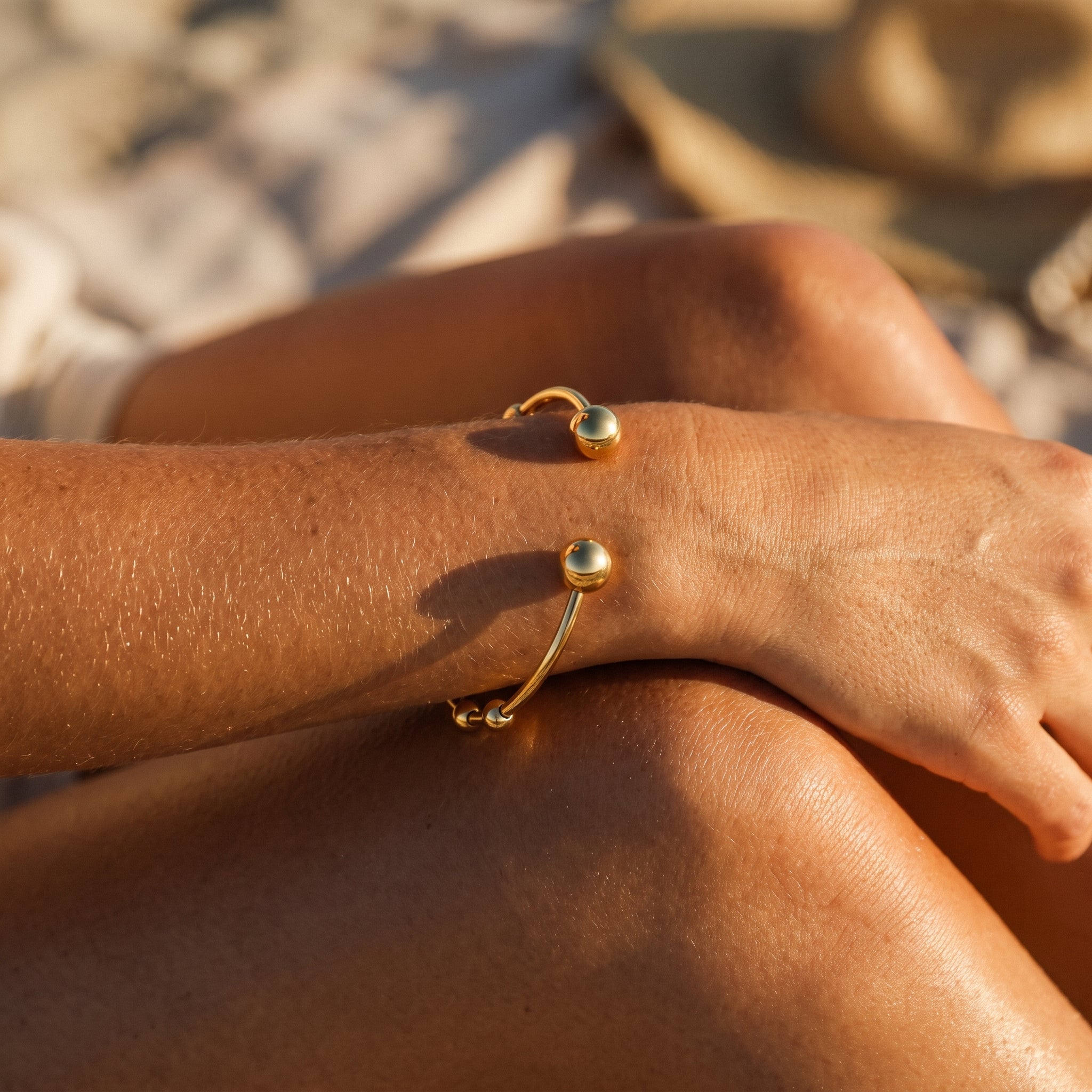 Alora Gold Bangle Image