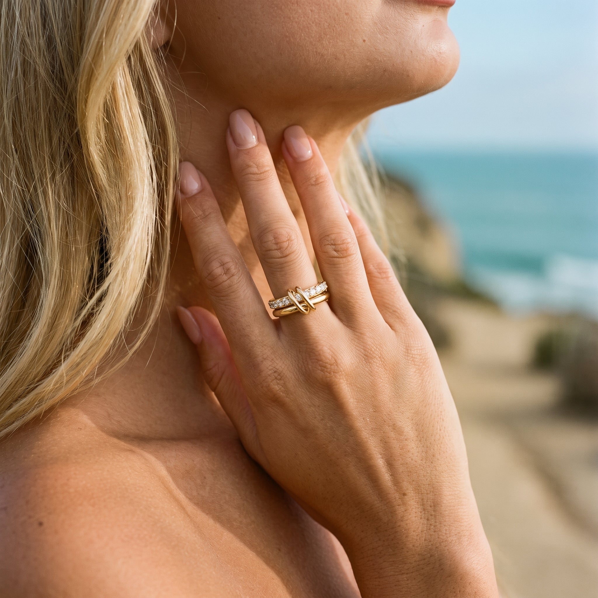 Alison Stacked Diamond Ring Image
