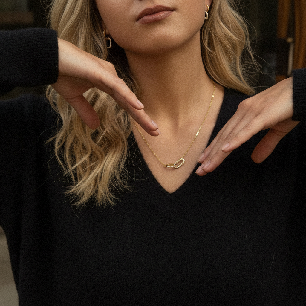 Zoelle Interlocking Diamond Pendant