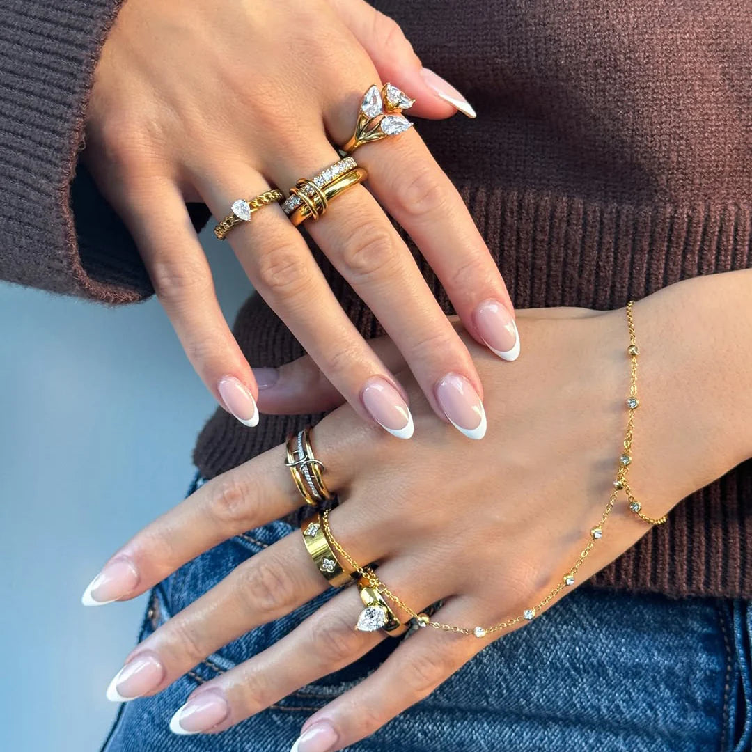 Chastity Diamond Ring Stack Image