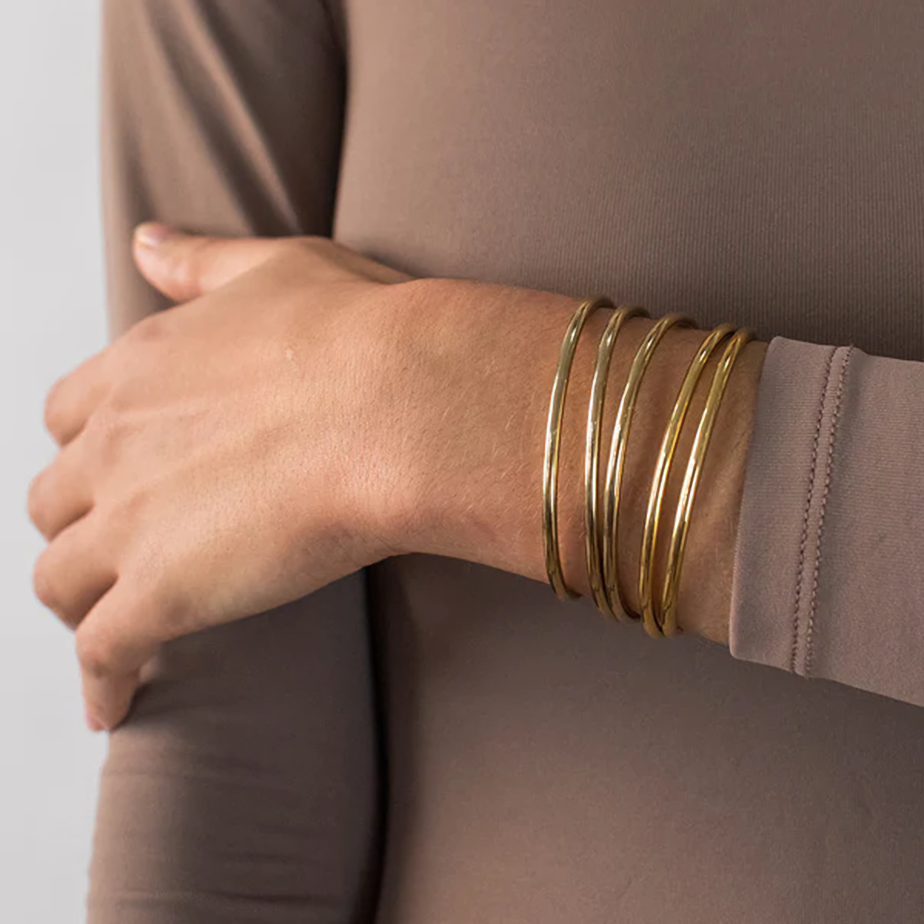 Shannon Gold Bangle Set Image