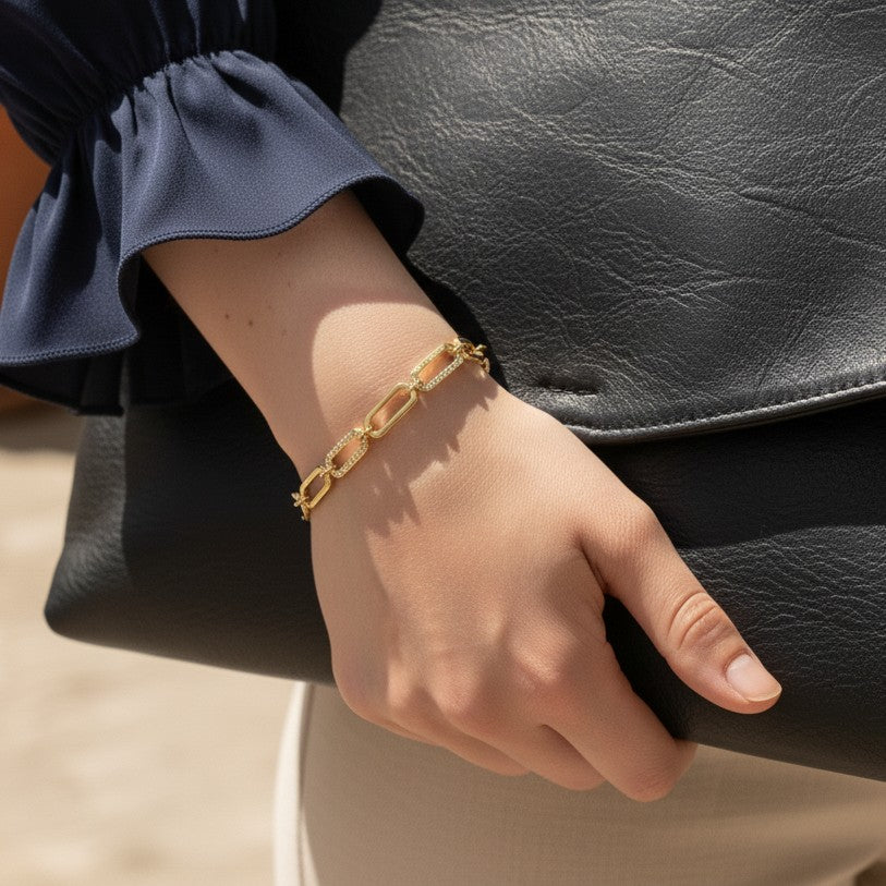 Coralie Diamond Chain Bracelet Image