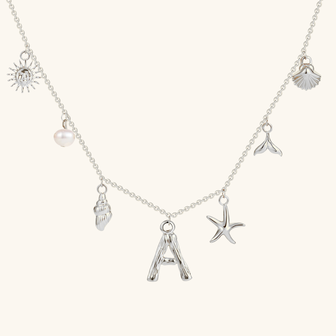 Avaria Ocean Initial Necklace Image