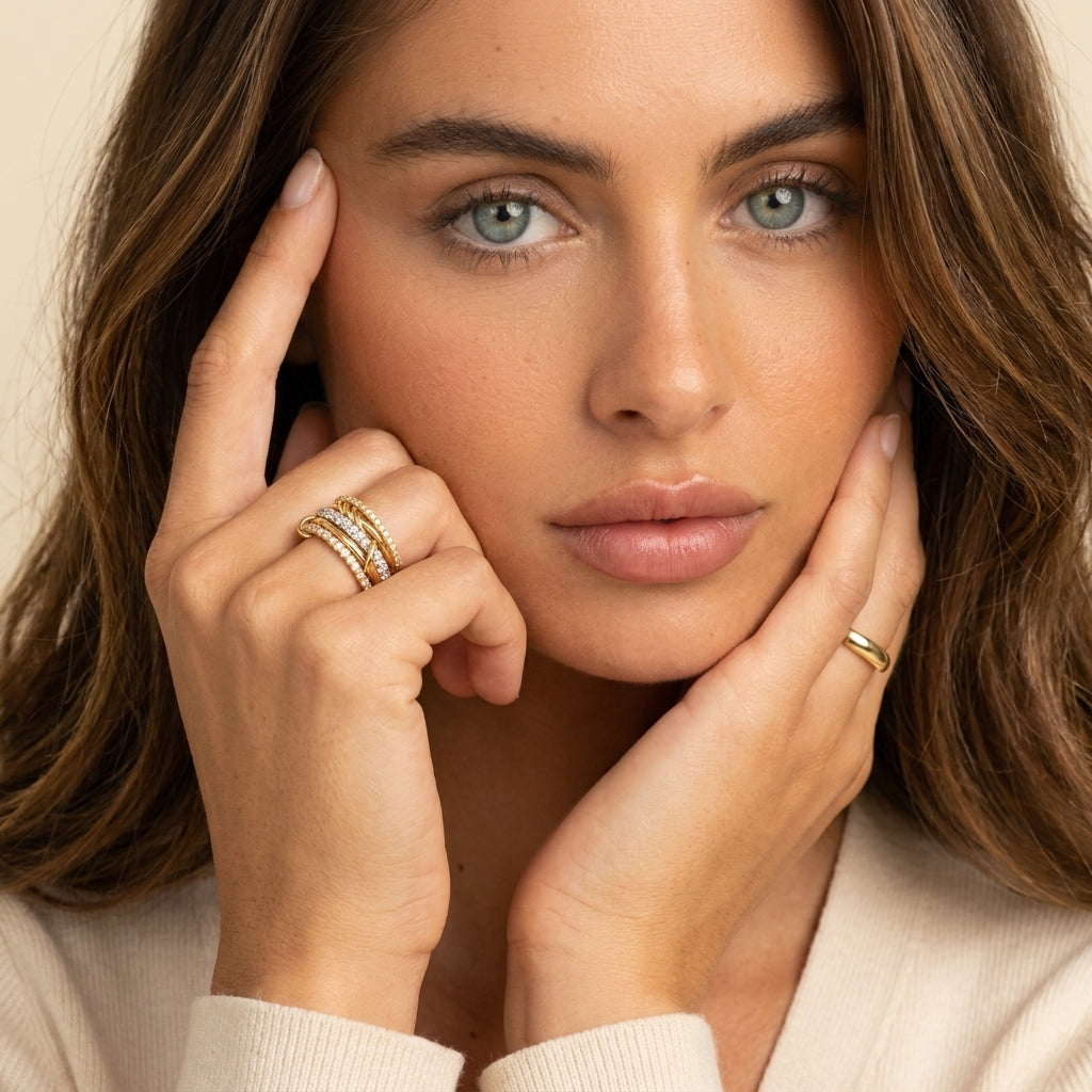 Blaise Stacked Diamond Ring Image