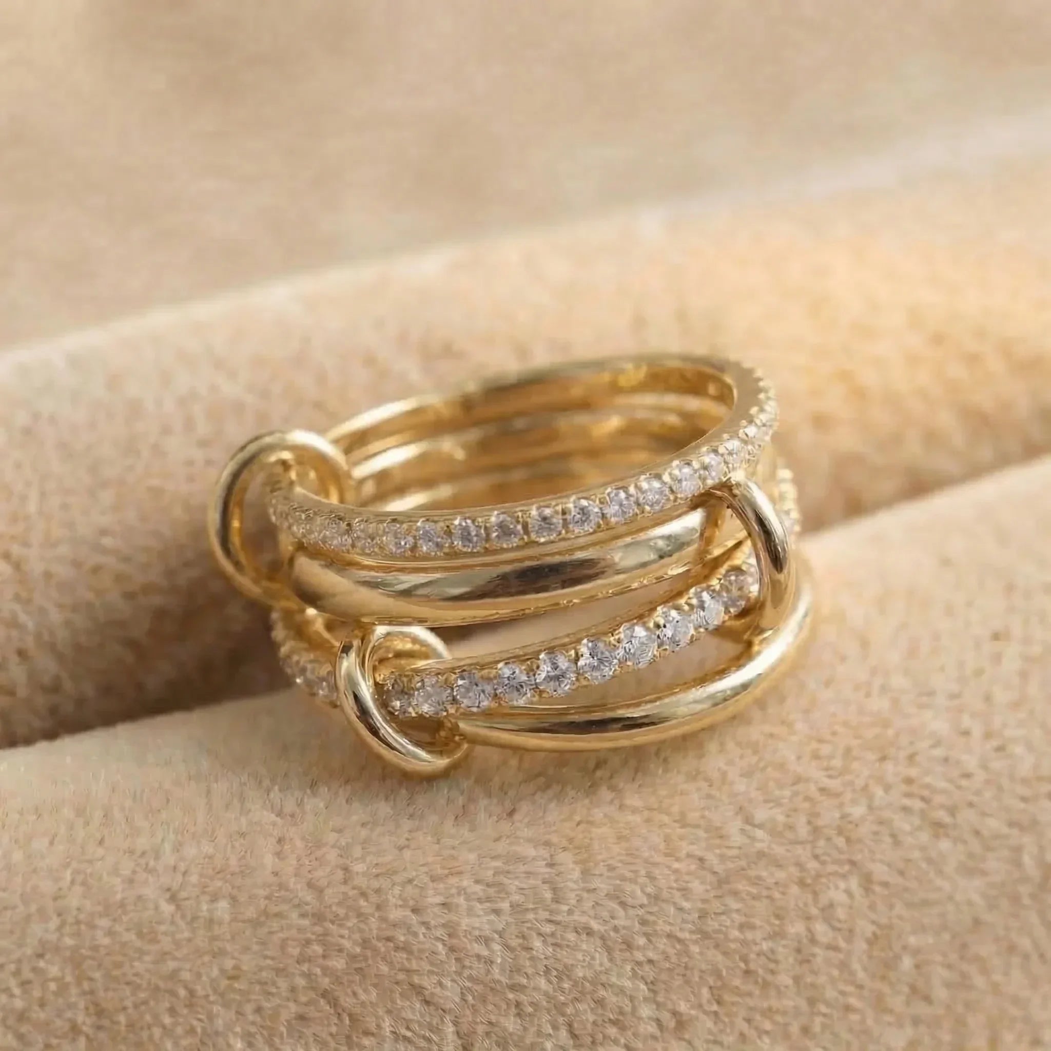 Becca Stacked Diamond Ring Image
