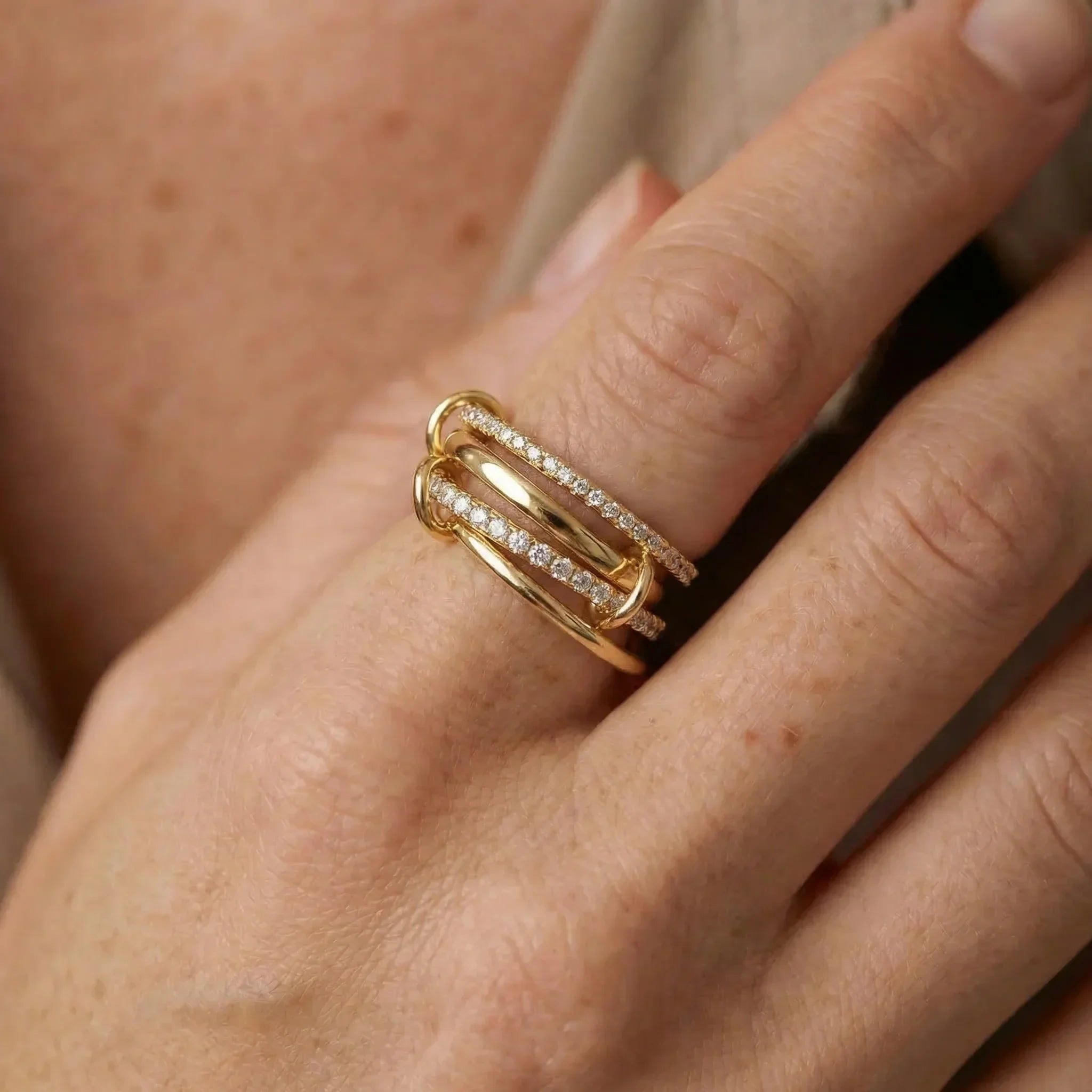 Becca Stacked Diamond Ring Image