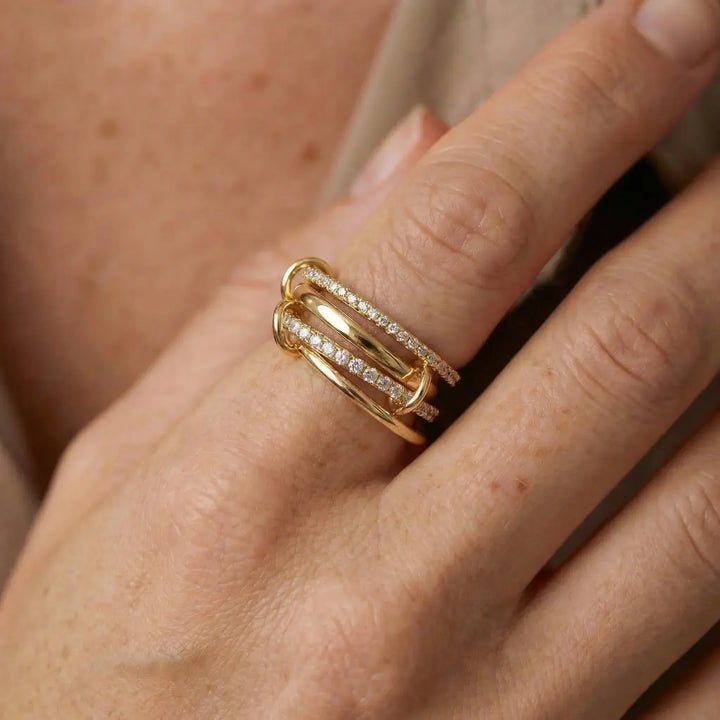 Becca Stacked Diamond Ring