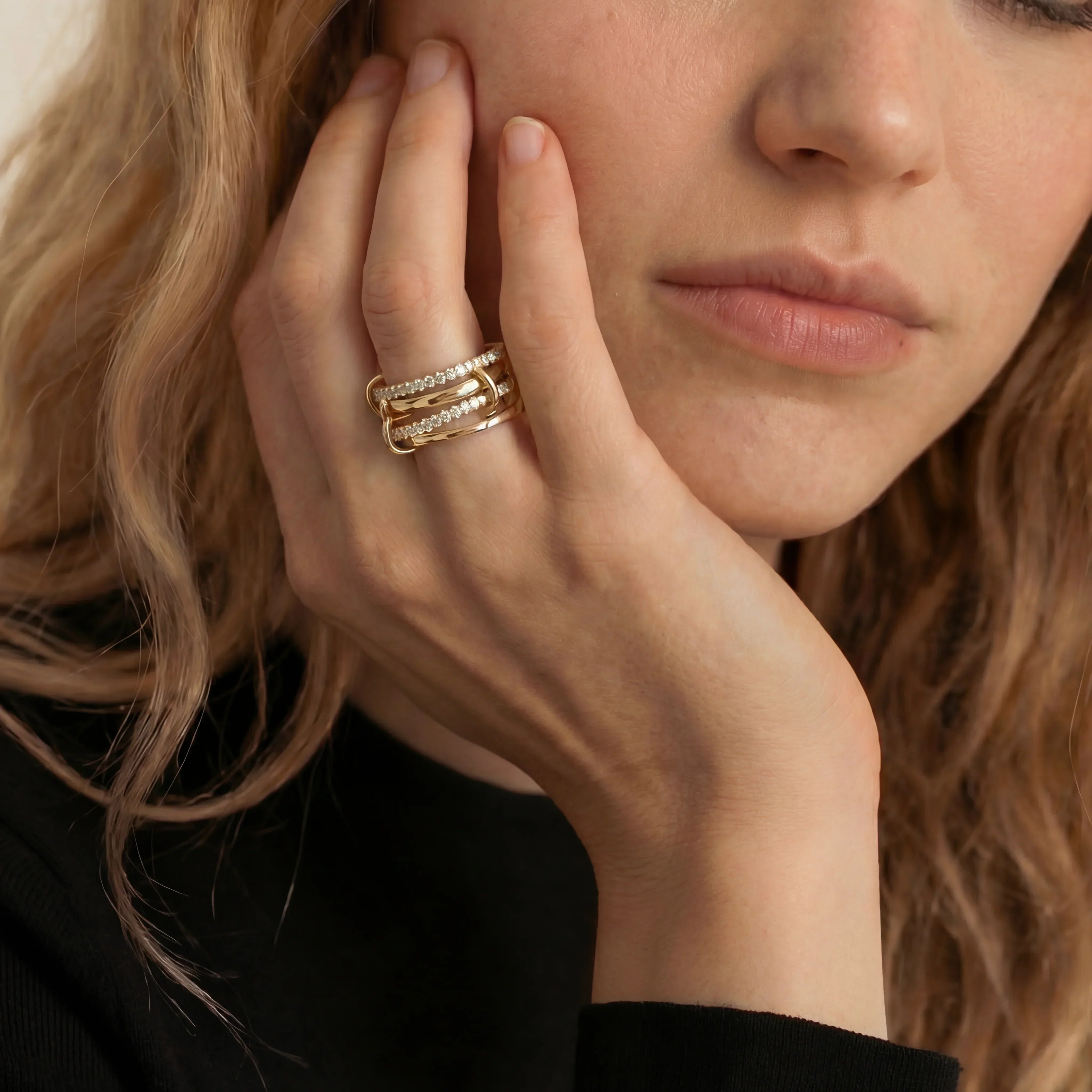 Becca Stacked Diamond Ring Image