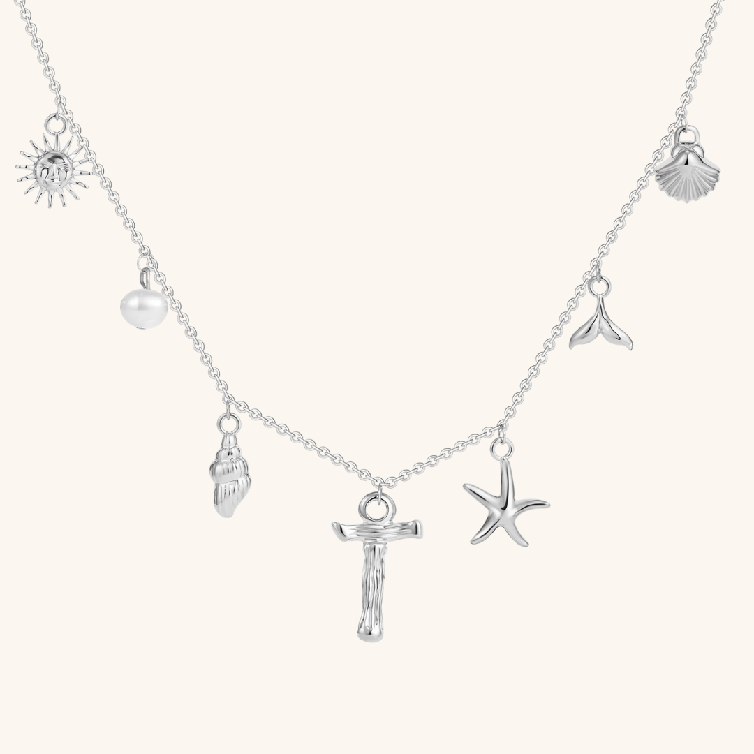 Avaria Ocean Initial Necklace Image