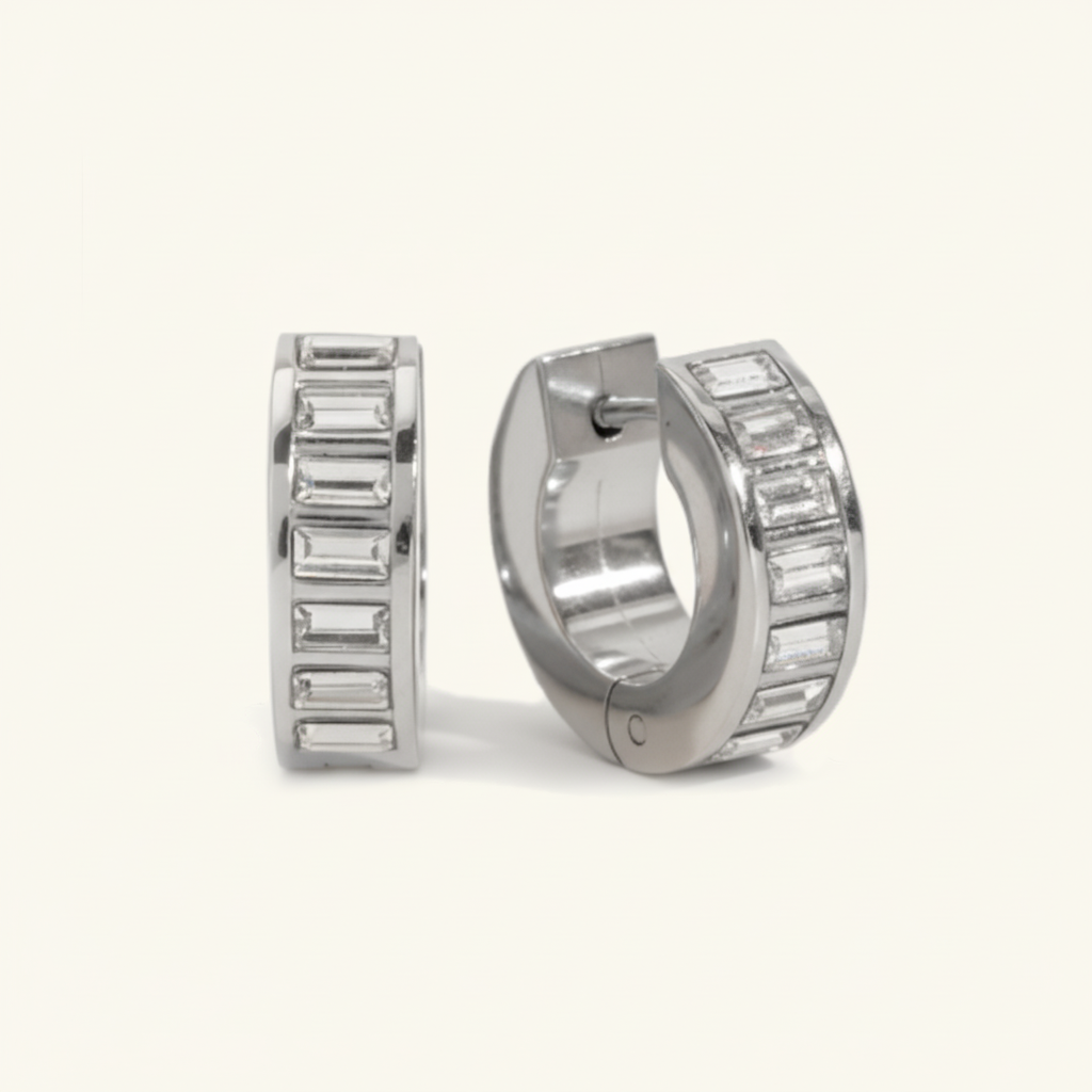 Lexie Diamond Huggies Image