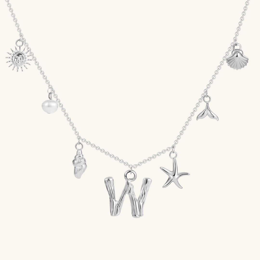 Avaria Ocean Initial Necklace Image