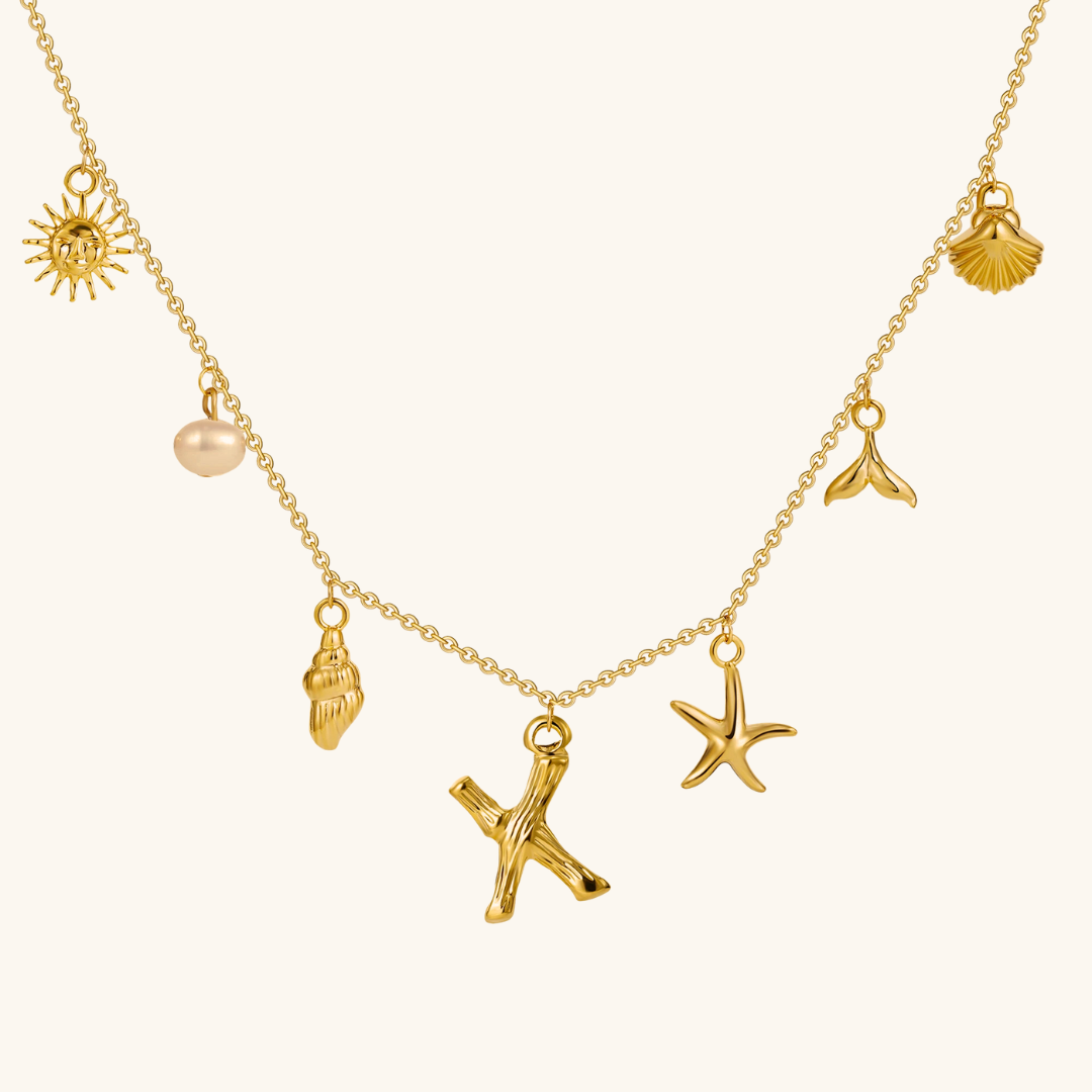 Avaria Ocean Initial Necklace Image