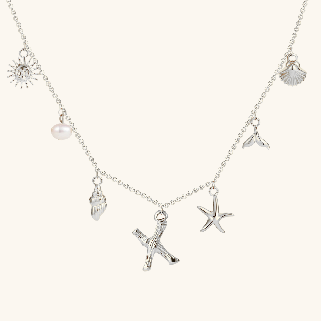 Avaria Ocean Initial Necklace Image