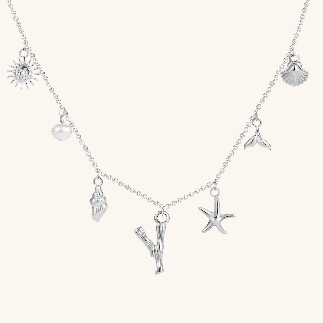 Avaria Ocean Initial Necklace Image