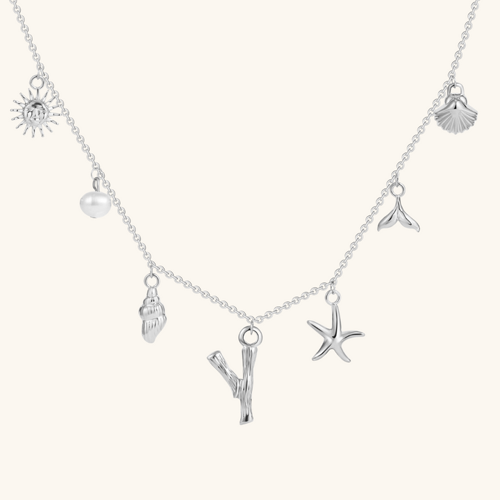 Avaria Ocean Initial Necklace