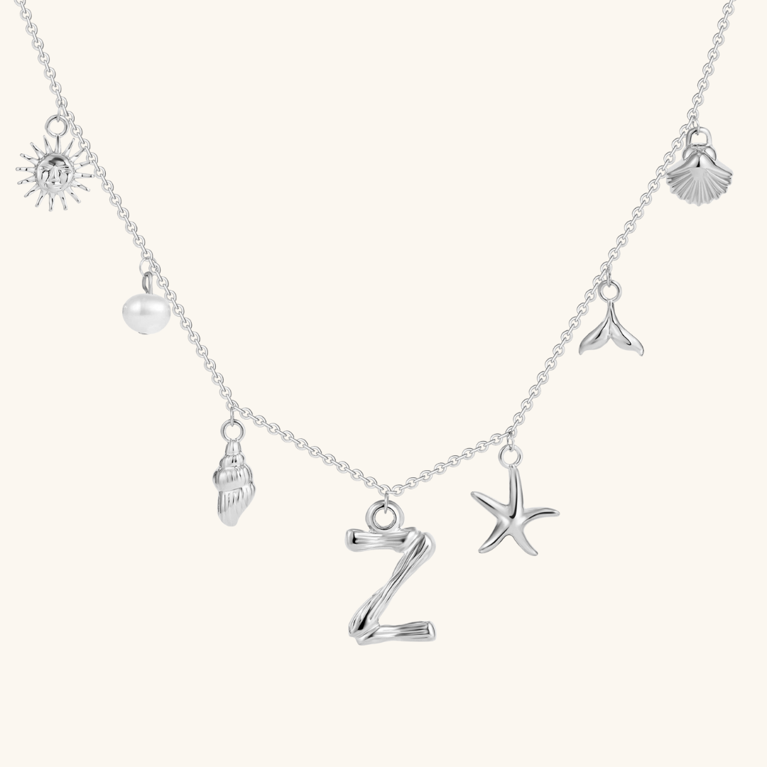 Avaria Ocean Initial Necklace Image