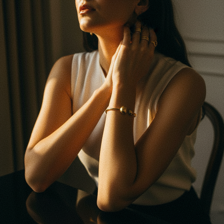 Mallory Minimalist Gold Cuff
