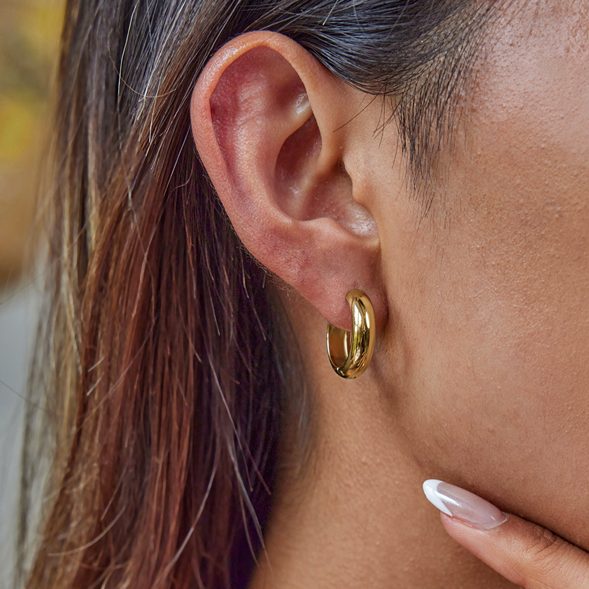 Clarabelle Staple Gold Hoops Bundle Image