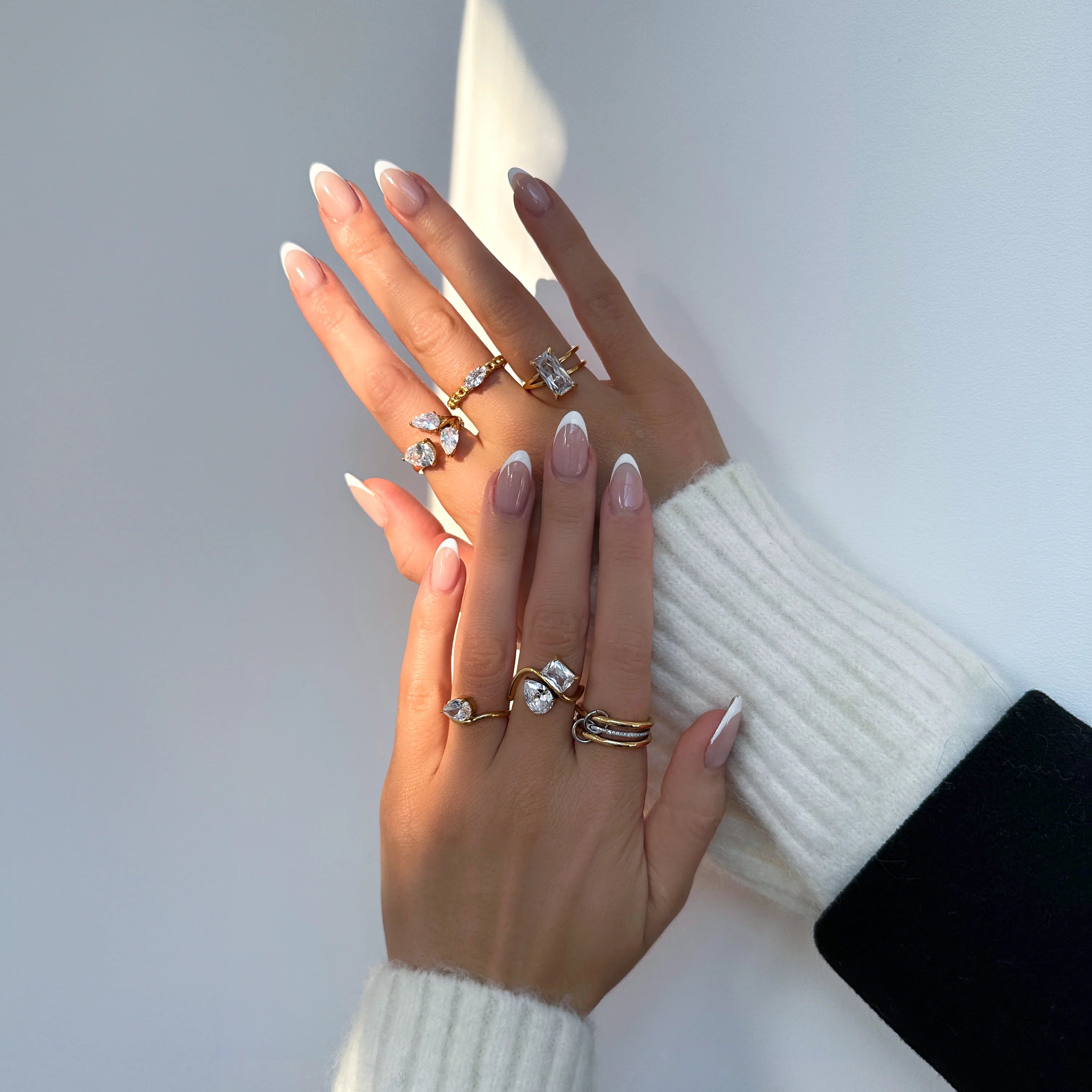 Chastity Diamond Ring Stack Image
