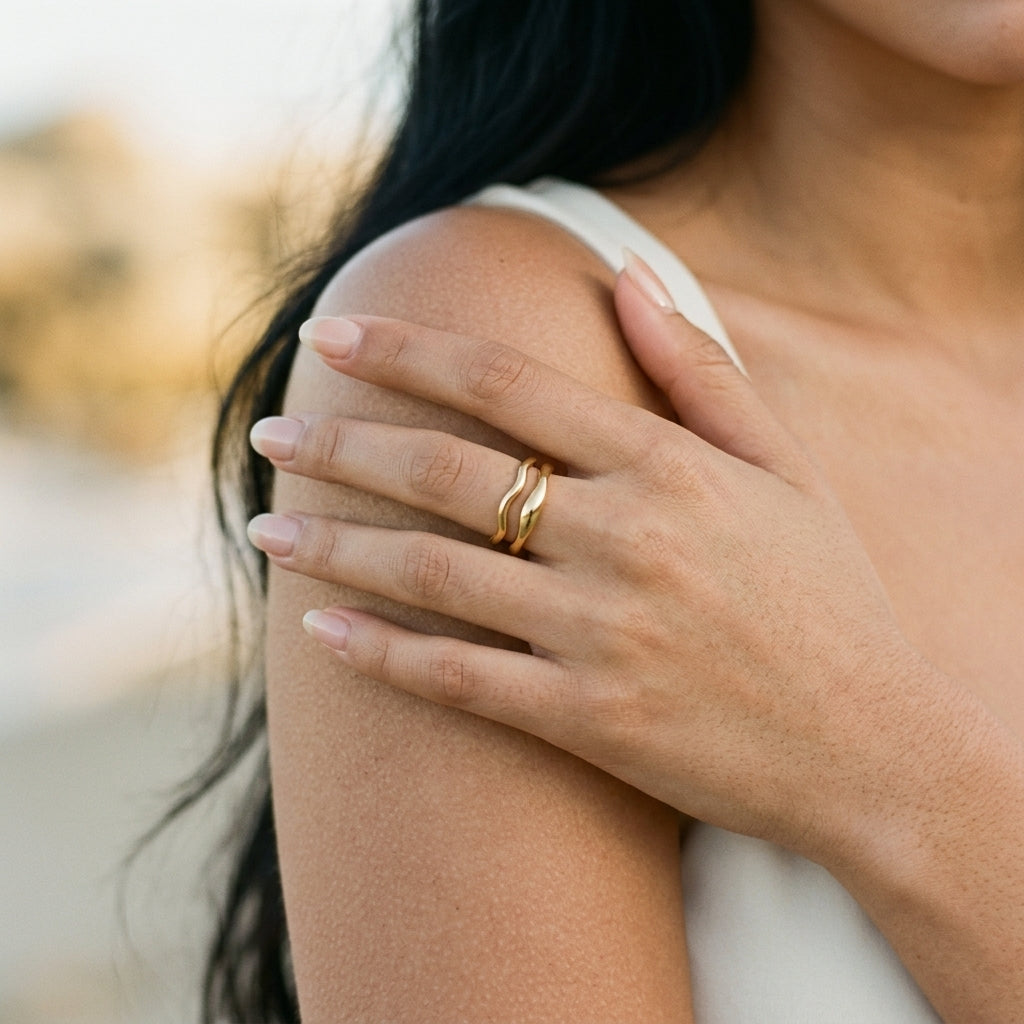Dianne Gold Stacker Ring Image