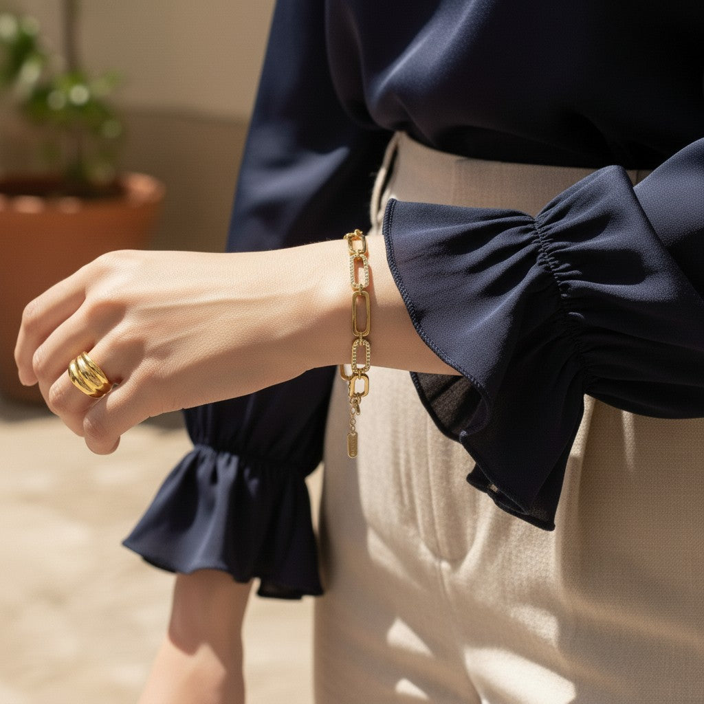 Coralie Diamond Chain Bracelet Image