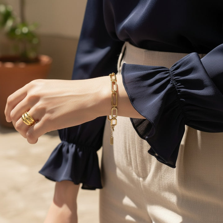 Coralie Diamond Chain Bracelet