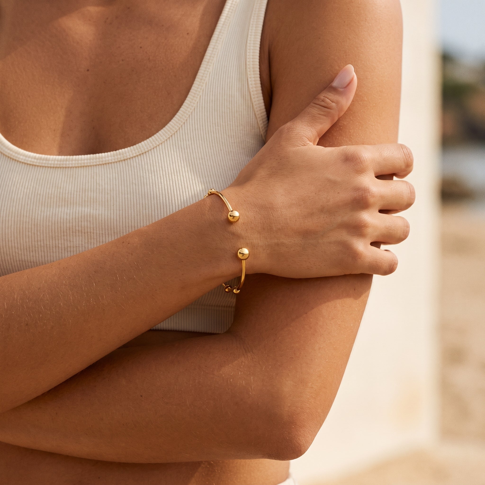 Alora Gold Bangle Image