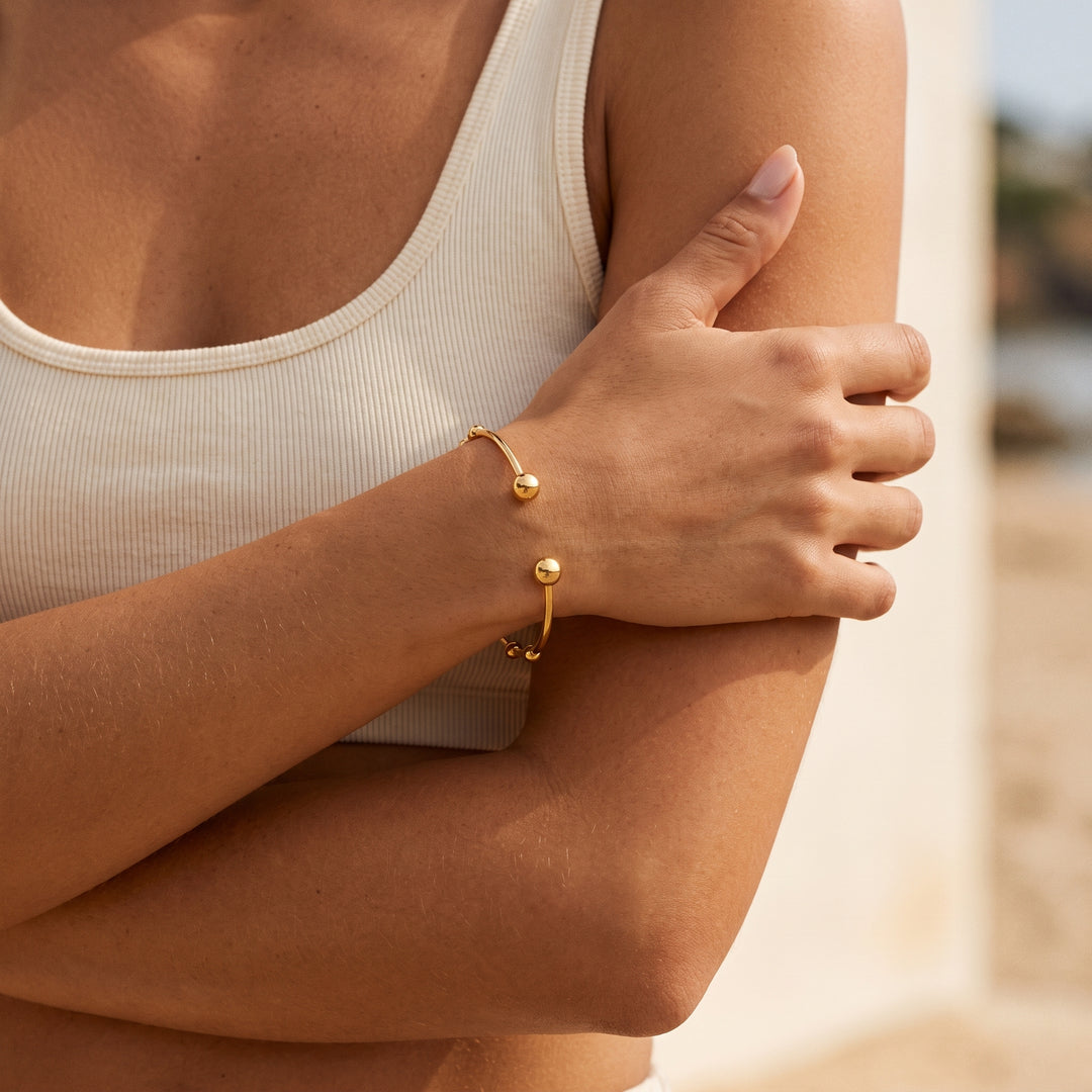 Alora Gold Bangle