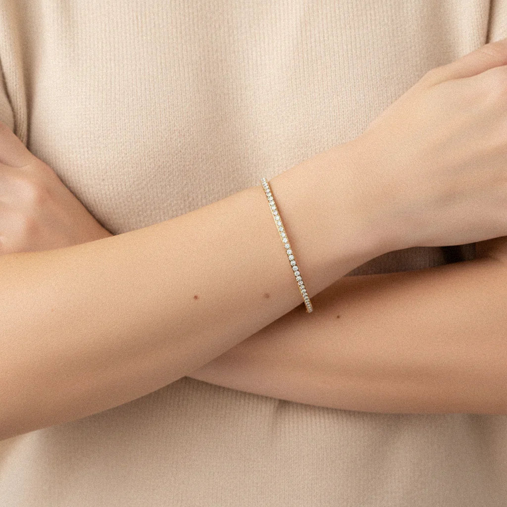 Kalista Diamond Gold Bangle Image