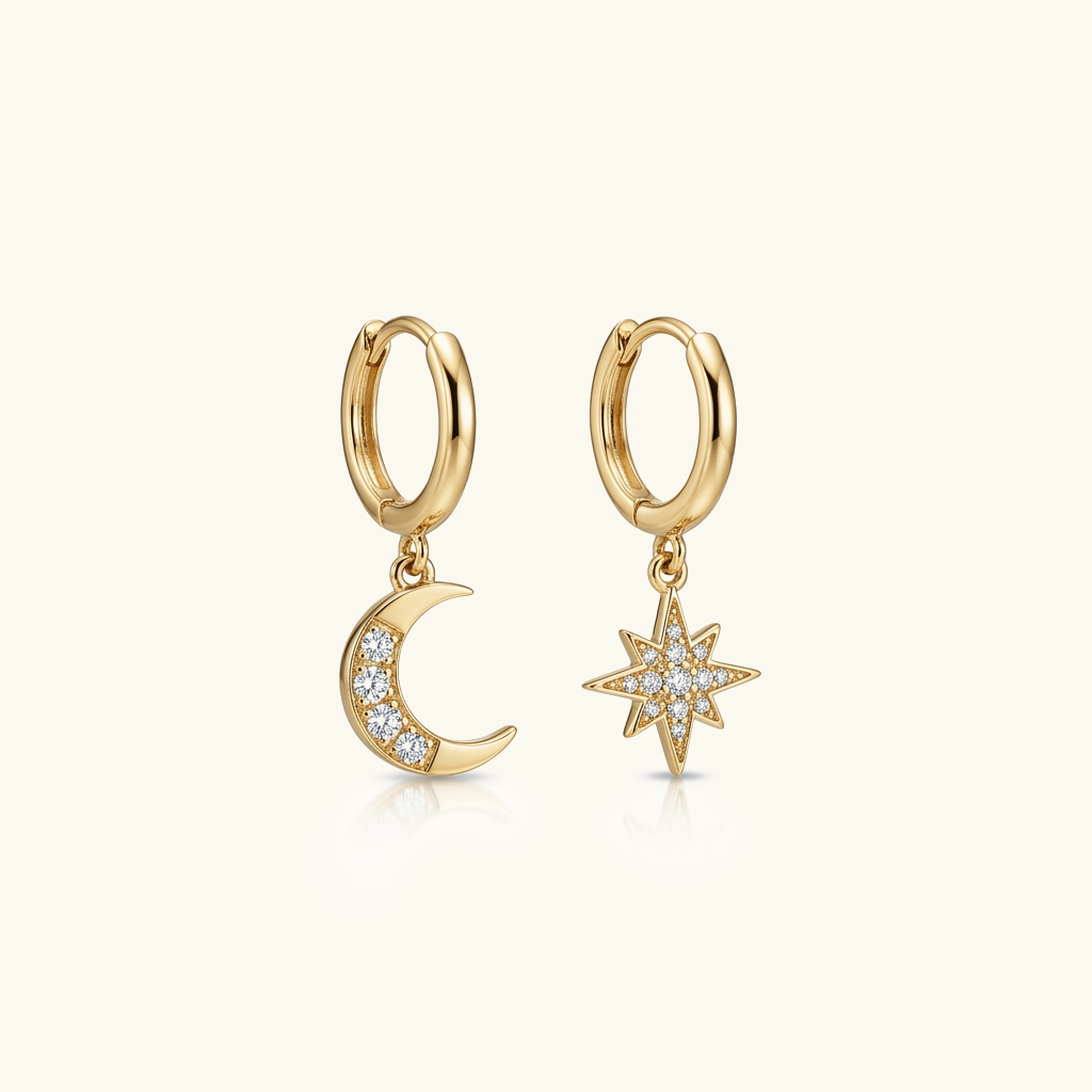 Cosmia Gold Earrings Image