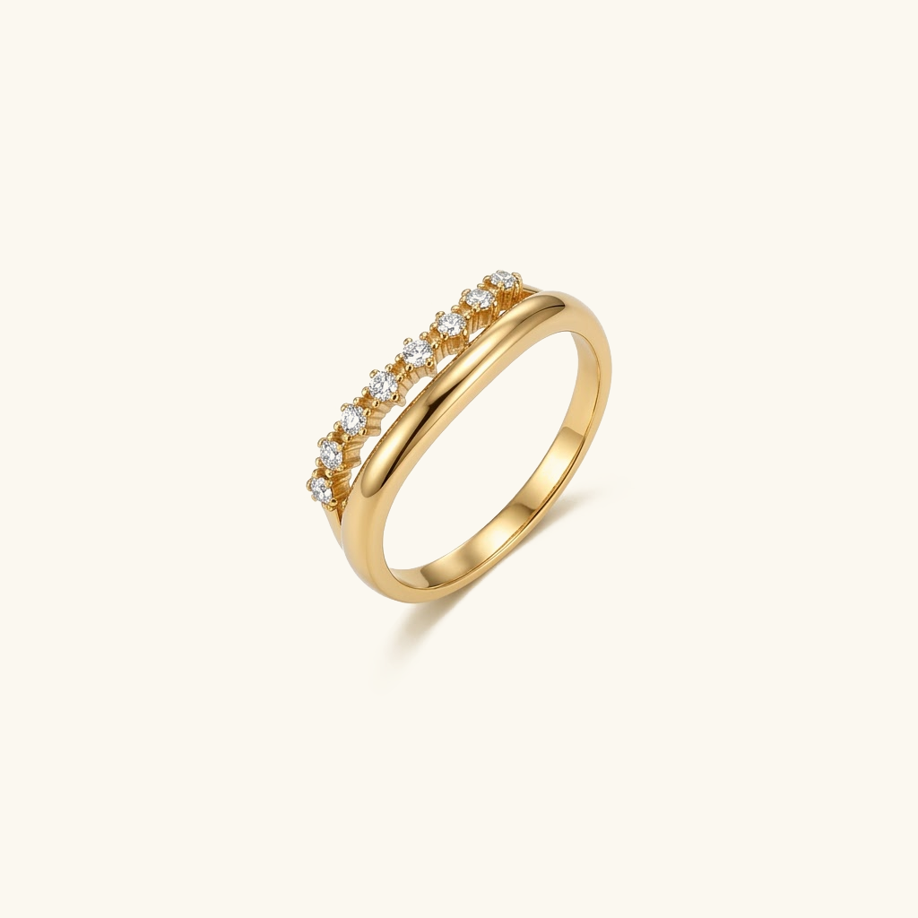 Adeline Diamond Gold Ring Image